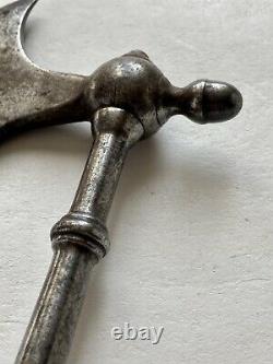 Hache Marteau à Sucre en Fer Forgé Époque XIX ème Antique Sugar Hammer Iron