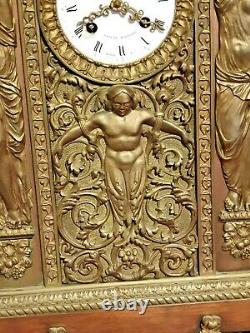 Hémon, Horloge en bronze époque EMPIRE XIX ème s