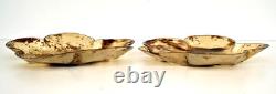 JAPON 2 Plats en Ecaille Laquée Oiseau Phénix Papillons Epoque MEIJI XIXème