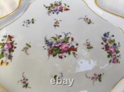 JOLI PLATEAU DE SERVICE EN PORCELAINE DE PARIS, EPOQUE MILIEU XIXème