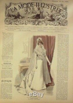 JOURNAUX de Mode-1899-d'époque sans patrons 51 x LA MODE ILLUSTREE