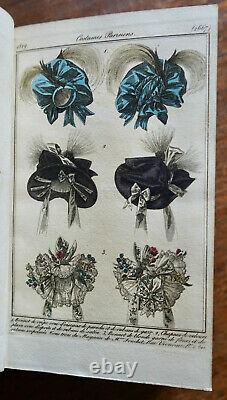 Journal Des Modes Costumes Parisiens, 187 Planches En Coloris Epoque 1829-1830