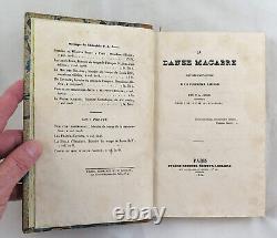 LACROIX BIBLIOPHILE JACOB. La Danse Macabre, 1832, EO, rel. Époque