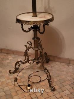 Lampadaire d'époque Napoléon III Bronze véritable