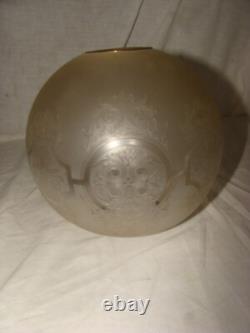 Lampe à pétrole en porcelaine de Satsuma époque fin XIX ème, début XX ème