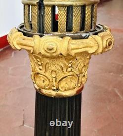 Lampes Modérateur Type Carcel D'epoque Charles X Tôle Et Bronze Mercure