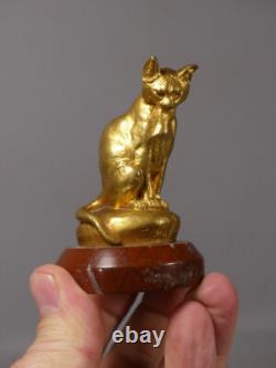 Le Chat Par Clovis Masson Et Susse Frères, Bronze Animalier époque Fin XIX ème