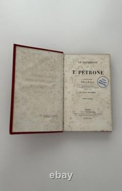 Le Satyricon de Pétrone 2 volumes Panckoucke 1834-1835 Reliure d'époque