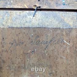 Leonard Saurfelt paire d'huiles sur panneau scènes d'intérieur époque XIX ème