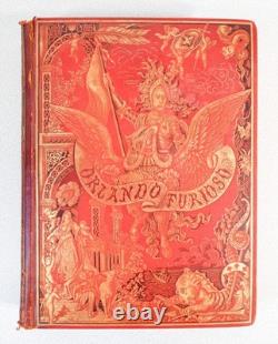 Livre Ancien Orlando Furioso Ludovico Ariosto Gustave Doré Treves 1881 Époque