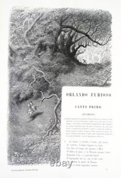 Livre Ancien Orlando Furioso Ludovico Ariosto Gustave Doré Treves 1881 Époque