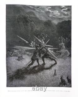Livre Ancien Orlando Furioso Ludovico Ariosto Gustave Doré Treves 1881 Époque