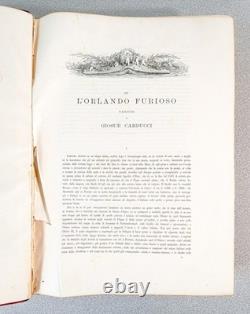 Livre Ancien Orlando Furioso Ludovico Ariosto Gustave Doré Treves 1881 Époque