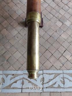 Longue Vue de Marine Bateau Marin Époque XIX ème Ancienne