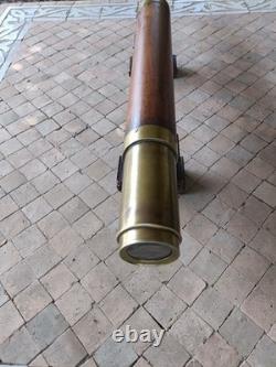 Longue Vue de Marine Bateau Marin Époque XIX ème Ancienne