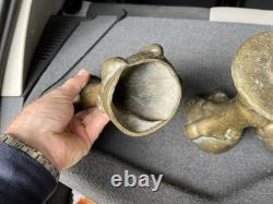 Lot 3 PIEDS AIGLE BRONZE ANCIEN XIXeme Epoque Napoléon