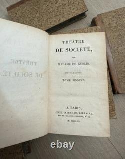 Lot 7 Volumes Mme de Genlis 1811-1813 Reliures Époque Complet