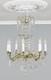 Lustre Napoléon Iii à Pampilles De Cristal Et Verre Et Bronze, époque Xix ème