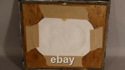 Médaillon Néoclassique Aux Putti En Biscuit De Porcelaine Encadré, époque XIX èm