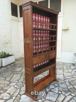 Meuble vaisselier égouttoir en Merisier Bretagne Epoque XIX°