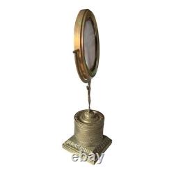 Miroir De Coiffeuse En Bronze Et Laiton Époque XIXème Style Restauration