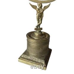 Miroir De Coiffeuse En Bronze Et Laiton Époque XIXème Style Restauration