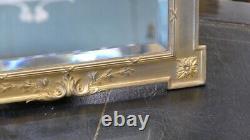 Miroir De Toilette à Poser En Bronze Doré Style Louis XVI, époque XIX ème