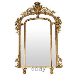 Miroir bois et stuc Napoléon III époque XIXème