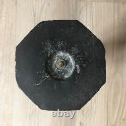 NAPOLÉON III Paire de cassolettes anciennes bronze patiné marbre Époque XIXéme