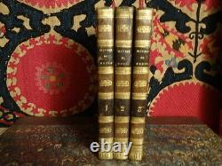 Oeuvres de J. F. Ducis Lebigre 1832 3 volumes Pleine basane époque