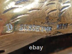 P COMOLERA, BRONZE, PRESSE PAPIER, OISEAU, SIGNE, FONDEUR SUSSE Frès, EPOQUE XIXème