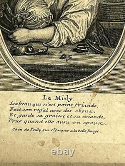 PAIRE DE CADRES 17e EPOQUE LOUIS XVIII AVEC GRAVURES EN BOIS SCULPTÉ DORÉ