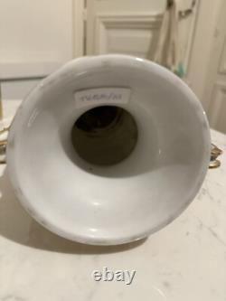 PAIRE DE VASES BALUSTRES LOUIS PHILIPPE EN PORCELAINE VIEUX PARIS EPOQUE XIXème