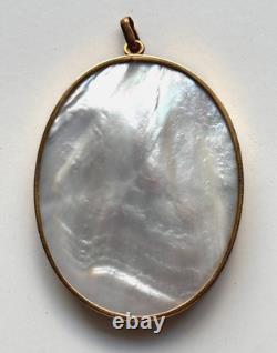 PEINTURE MINIATURE PORTRAIT DE JUMEAUX ÉPOQUE FIN XIXème SIGNÉ BOCQUENET