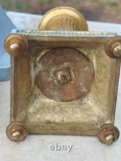 Paire De Bougeoirs Flambeaux à La Financière Epoque XIX