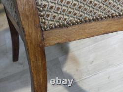 Paire De Fauteuils d'époque Empire En Acajou Blond, XIX ème Siècle Goût Jacob