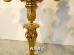 Paire de Candélabres Bronze époque XIXéme Parfait état plusieurs hauteur possibl