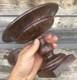 Paire De Cassolette Marbre Xviii-xixeme Coupe Ancien Style Haute Époque