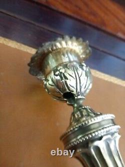 Paire de bougeoir/Flambeaux en bronze de style Louis XVI époque XIXÈME
