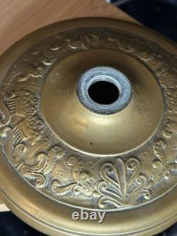 Paire de bougeoirs en bronze Epoque Directoire Fin du XVIIIème