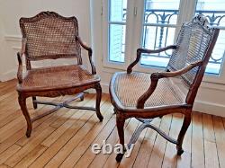 Paire de fauteuils époque régence Paris 15e