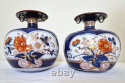 Paire de très beaux vases en porcelaine signés Tinet à Paris, époque XIXème s