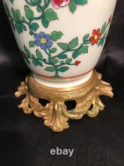 Paire de vases porcelaine et bronze époque Napoléon III XIX ème siècle