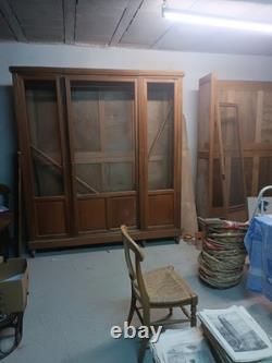 Paires de grandes bibliothèques en bois d' Epoque BELLE PATINE 390