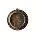 Pendentif Et Miniature Peinte Main Cupidon époque Xixème Argent Et Strass