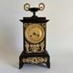 Pendule Bronze Dore Double Patine Charles X &Eacute;poque Restauration Xixe Si&egrave;cle