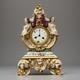 Pendule Sign&eacute;e Porcelaine De Jacob Petit Du Xix&egrave;me Si&egrave;cle, Epoque Napol&eacute;on Iii