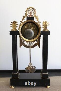 Pendule d'Epoque XIXème en Bronze doré