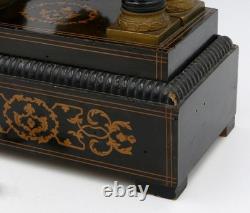 Pendule portique d'époque Napoléon III, XIXe siècle, ancien