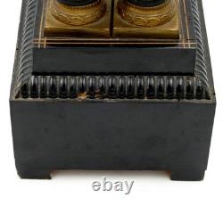 Pendule portique d'époque Napoléon III, XIXe siècle, ancien